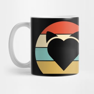 Black Cat Vintage Mug